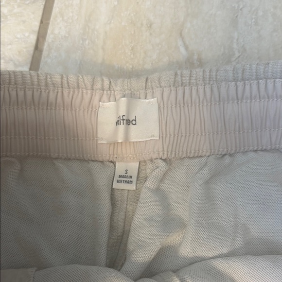 Aritzia Wilfred Linen Mix Pant in natural beige, size S - Picture 9 of 16